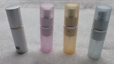 Flacons 4 Stück leer Sprühkopf farbig Nachfüllbar Handtasche Sprühflasche