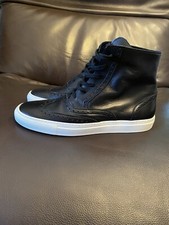 Herren High Top Sneaker 43 Strenesse Nappa Leder
