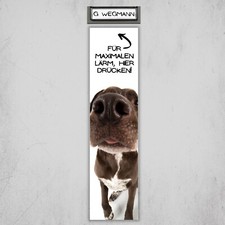 Hund Nase Mischling Schild