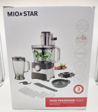 Mio Star Food Prozessor 10 in 1 Standmixer Küchenmaschine Mixer 1000W #KT7715X-
