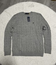 Polo Ralph Lauren Herren Pullover Grau XL NEU