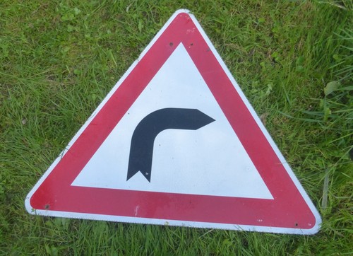 Altes verkehrsschild - altes,
