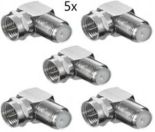 5x Winkeladapter SAT F-Stecker