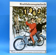 DDR KfT Kraftfahrzeugtechnik 1 1963 MZ ES 125/150 Motorroller Troll Opel Morris