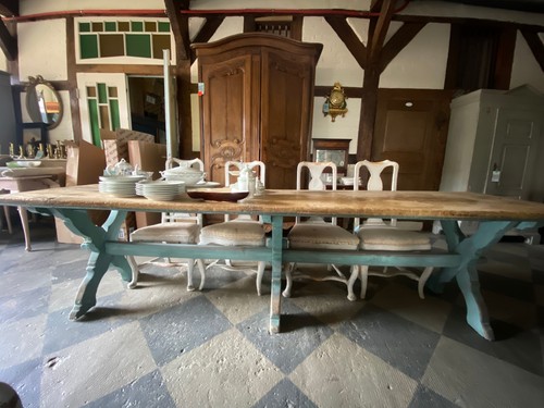 Gesindetisch eiche antik - eiche,