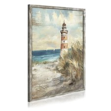 Wood Framed Ocean Wall Art