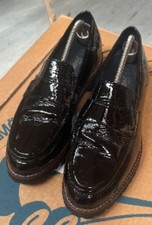 Sioux Lack-Loafer Schwarz -