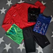 3er Set Asics Nike ODLO Sport/Laufbekleidung Herren Gr. S!!