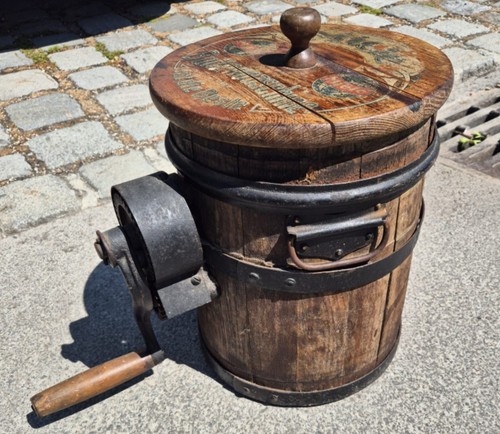 Antike buttermaschine - buttermaschine, /