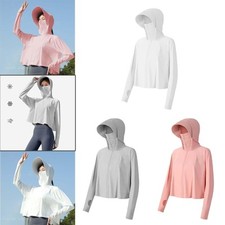 Damen Sonnenschutzkleidung UV-Jacke Bademode Eisseide Sportbekleidung Umhang