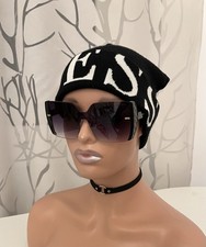 GUESS Mütze Damen Sonnenbrille Mode- Halsband Schwarz