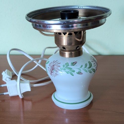 Tischlampe vintage glasfuß - tischlampe,