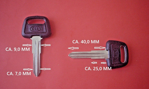Kia auto schlüsselrohling - kia,