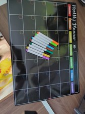 Monatsplaner magnetisch inkl. abwaschbaren Stiften