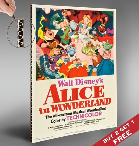 Alice wunderland vintage - a4,