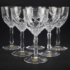 💚 6 Peill Süßweingläer 13,5 cm Serie? Kristall Schliff Second Hand Gläser 💚