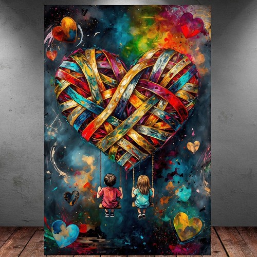 Leinwand bild xxl abstrakt - leinwand,