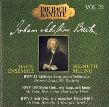 Johann Sebastian Bach Kantaten Rilling Vol.22 (Hänssler Classic, CD)