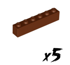 5x LEGO 3009 • 1x6 Stein •