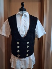 Zimmermannsweste Weste Paradeweste Zunft Walz Kluft Herren Gr. 48 Schwarz (Nr.10