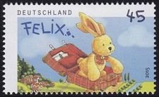 3140 Felix, der Hase - Felix auf Reisen, 10 Einzelmarken, alle postfrisch **
