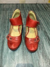 Schuhe Damen Rot Pumps Tiggers  37 Echt Leder