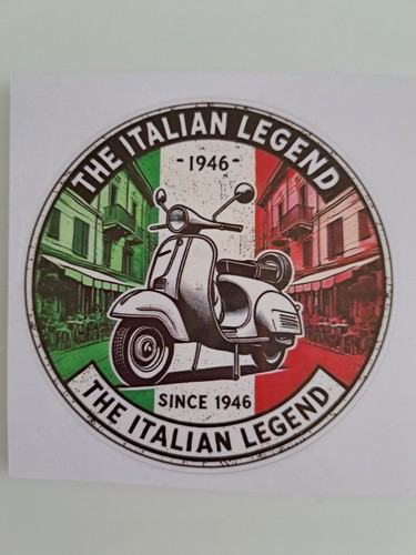 Vespa aufkleber legend - vespa,