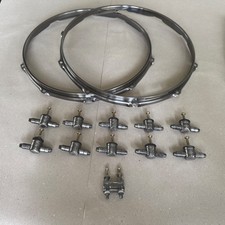 Odery Custom Drum Parts in Brushed Old Silver für 14“ Snare Drum