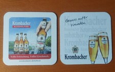 2 Bierdeckel Krombacher