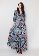 70er Vintage Elkont Maxikleid