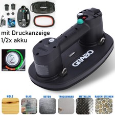 Akku Vakuum Saugheber Glassauger Glasheber Sauggriff Saughalter für Grabo 170kg