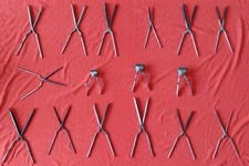 Alte Friseurwerkzeuge Haarschneider Scheren Vintage Konvolut Sammlung Barbier