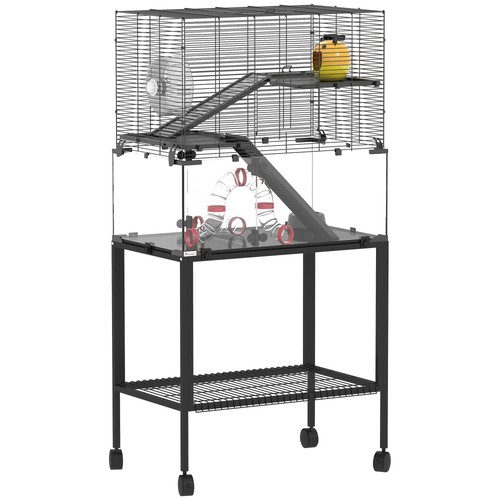Pawhut hamsterkäfig mit - hamsterkäfig,