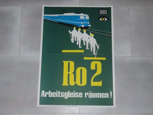 Plakat deutsche bundesbahn - deutsche,