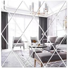 17Pcs Selbstklebend Spiegel