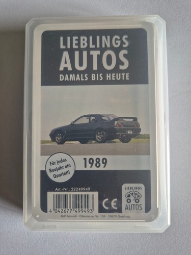 Auto quartett 1989 - quartett,