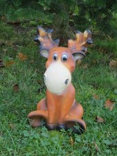 Rentier Rudi Elch Rentier Baby sitzend Weihnachtsdeko Deko Figur Santa Weihnacht