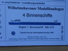 Binnenschiffe 4 Stück