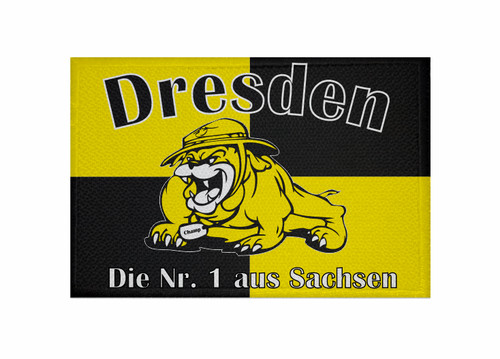 Aufnäher dresden die - nummer, 1