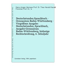 Deutschstunden Sprachbuch -