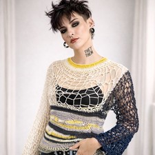 Hkn ravid haken crochet top - ,