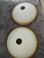 2 Lampenschirmen Glas