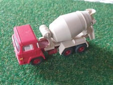 Wiking 680 Magirus 230 D 22 Betonmischer rot Trommel grau