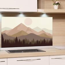 Küche Spritzschutz Glas Herd