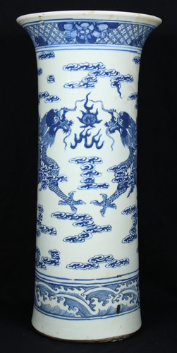 Große china porzellan vase - porzellan,
