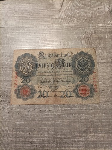 Mark reichsbanknote 1910 - reichsbanknote,