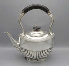 Teekanne / Teekessel - versilbert - W. Hutton - Enlgand um 1900 - 1,9 l - #17680