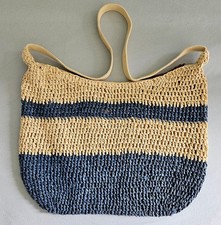 Beige-blaue Strandtasche von Esprit