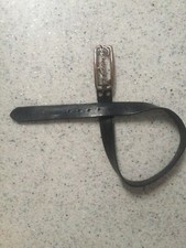 ENERGIE Gürtel schwarz Leder Size 30 | Damen Unisex - gepflegter Zustand