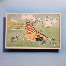 Comic Postkarte um 1905 Signal